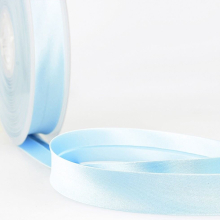 Stephanoise 20mm Satin Bias Binding Tape Light Blue - per metre