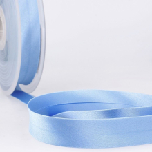 Stephanoise 20mm Satin Bias Binding Tape Bright Blue - per metre