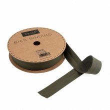 Essential Trimmings 25mm Polycotton Bias Binding Tape Grass - per metre