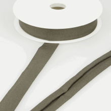 Stephanoise 20mm Viscose Jersey Bias Binding Tape Khaki - per metre