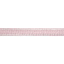 Minerva 17mm Striped Webbing Tape Baby Pink - per metre