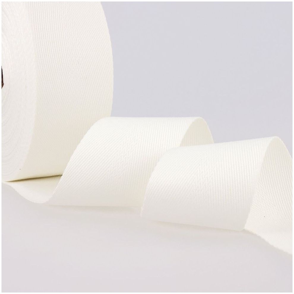 Stephanoise 50mm Strong Webbing White - per metre