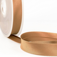 Stephanoise 20mm Satin Bias Binding Tape Linen White - per metre
