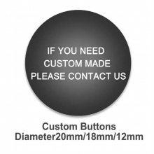 DIY snap buttons 12mm/18mm/20mm round photo glass snap buttons jewelry Personalized Photo