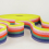 Stephanoise 40mm Striped Webbing Tape Bright - per metre 1