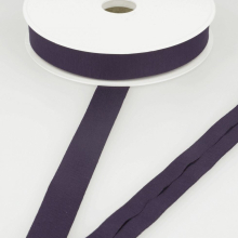 Stephanoise 20mm Viscose Jersey Bias Binding Tape Darkest Brown - per metre
