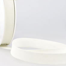 Stephanoise 20mm Polycotton Bias Binding Tape Ivory White - per metre