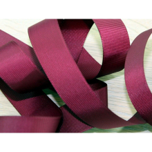Prym 38mm Ribbed Polyester Tape Bordeaux - per metre