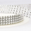 Stephanoise 40mm Sequin & Bead Trim Silver - per metre 1