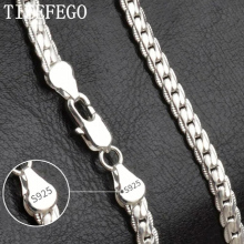 20-60cm 925 Sterling Silver Noble Necklace Chain For Woman Men Wedding Engagement Jewelry