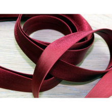 Prym 30mm Duchesse Satin Bias Binding Tape Dark Red - per metre