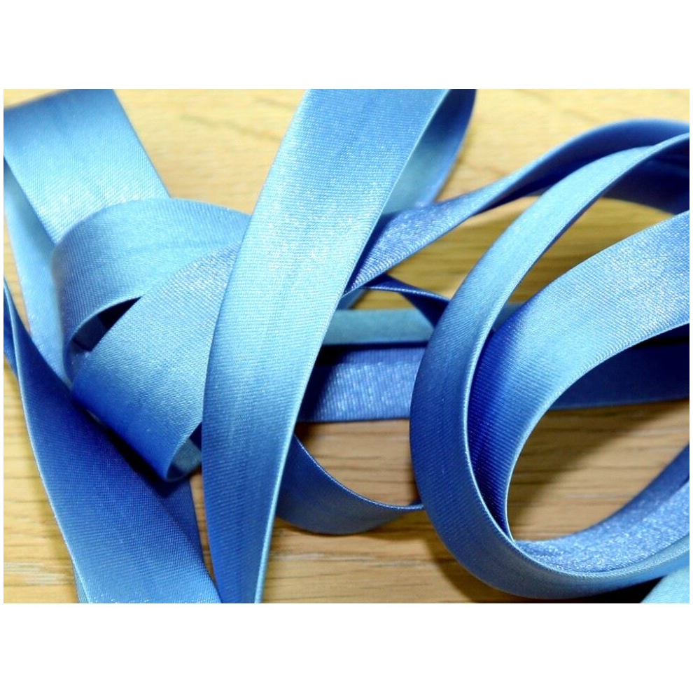 Prym 20mm Duchesse Satin Bias Binding Tape Steel Blue - each