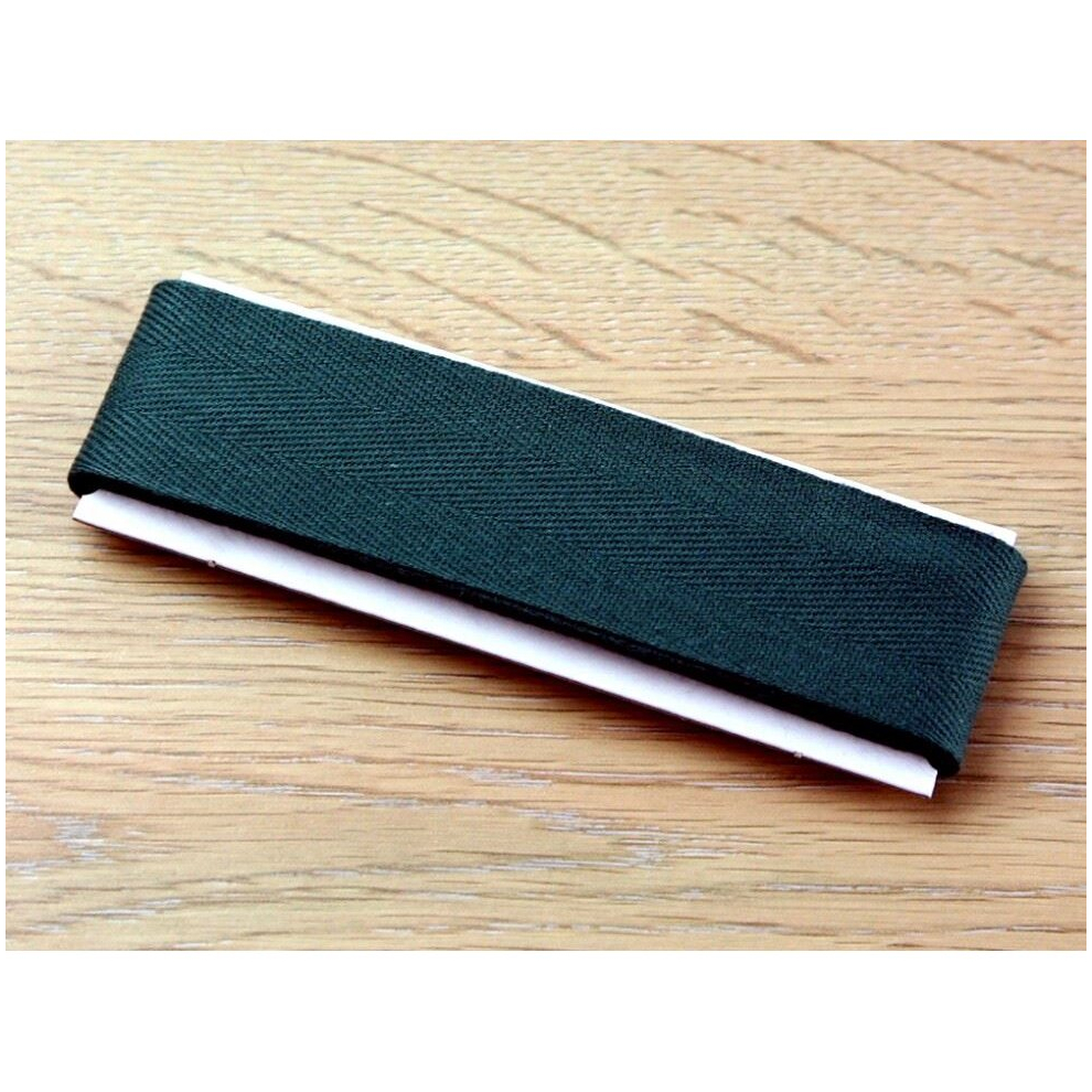 Prym 30mm Strong Cotton Herringbone Tape Fir Green - each