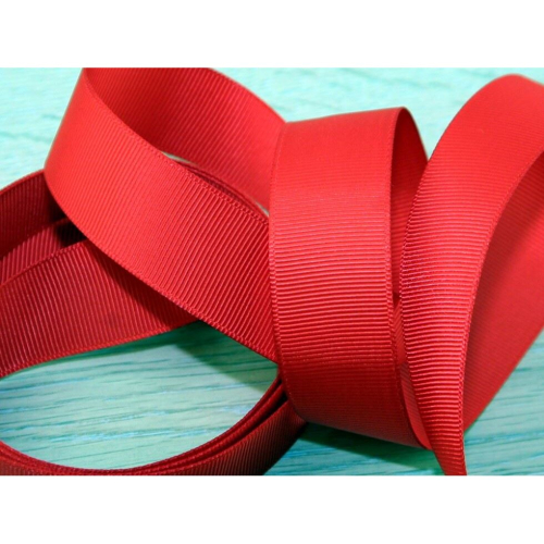 Prym Prym 16mm Ribbed Polyester Tape Red - per metre