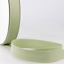 Stephanoise 20mm Polycotton Bias Binding Tape Soft Gree - per metre