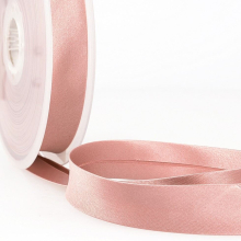 Stephanoise 20mm Satin Bias Binding Tape Antique Pink - per metre