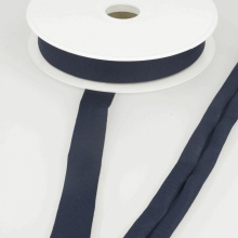 Stephanoise 20mm Viscose Jersey Bias Binding Tape Navy Blue - per metre