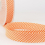 Stephanoise 20mm Gingham Bias Binding Tape Orange - per metre 1