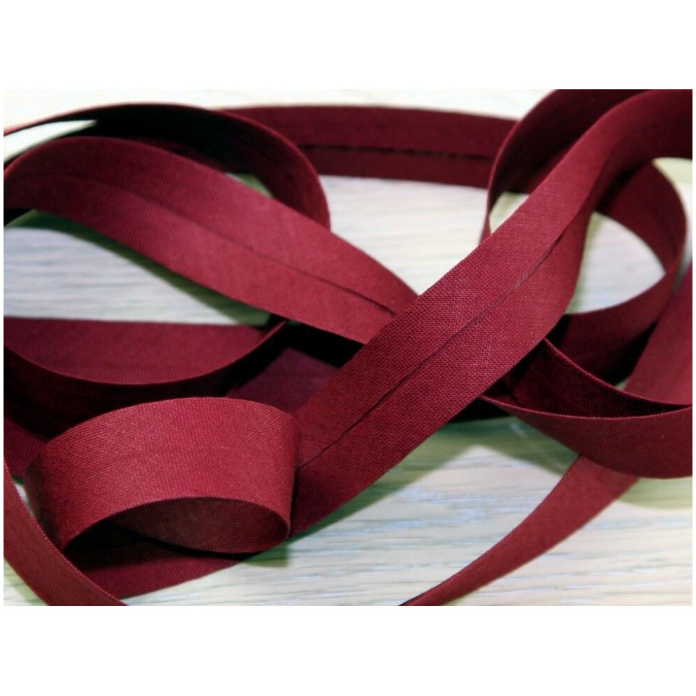 Prym 30Mm Cotton Bias Binding Tape Bordeaux - Each