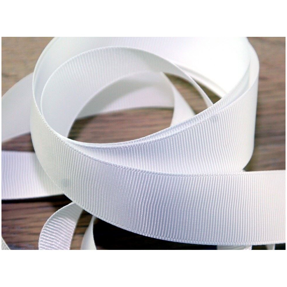 Prym 16mm Ribbed Polyester Tape Cream - per metre