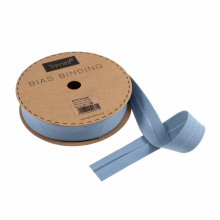 Essential Trimmings 25mm Polycotton Bias Binding Tape China Blue - per metre