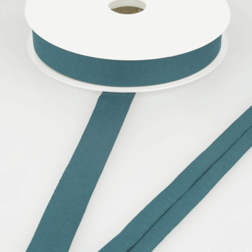 Stephanoise 20mm Viscose Jersey Bias Binding Tape Teal - per metre