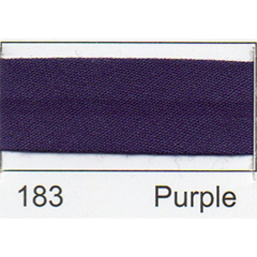 Essential Trimmings 25mm Polycotton Bias Binding Tape Purple - per pack