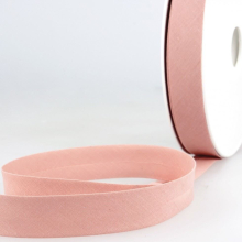 Stephanoise 20mm Polycotton Bias Binding Tape Dusky Pink - per metre