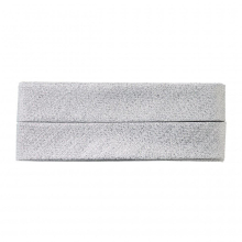 Prym 20mm Lurex Bias Binding Tape Silver - each