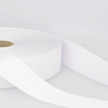 Stephanoise 35mm Shoulder Webbing White - per metre