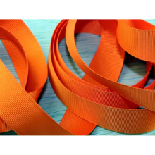 Prym 16mm Ribbed Polyester Tape Orange - per metre