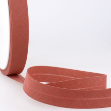 Stephanoise 20mm Polycotton Bias Binding Tape Russet - per metre