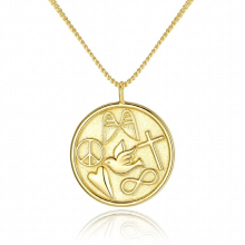 925 Sterling Silver Letter Necklace for Women Star Moon Cross Faith Hope Love Initial Pendant Thin Chain Letter Jewelry