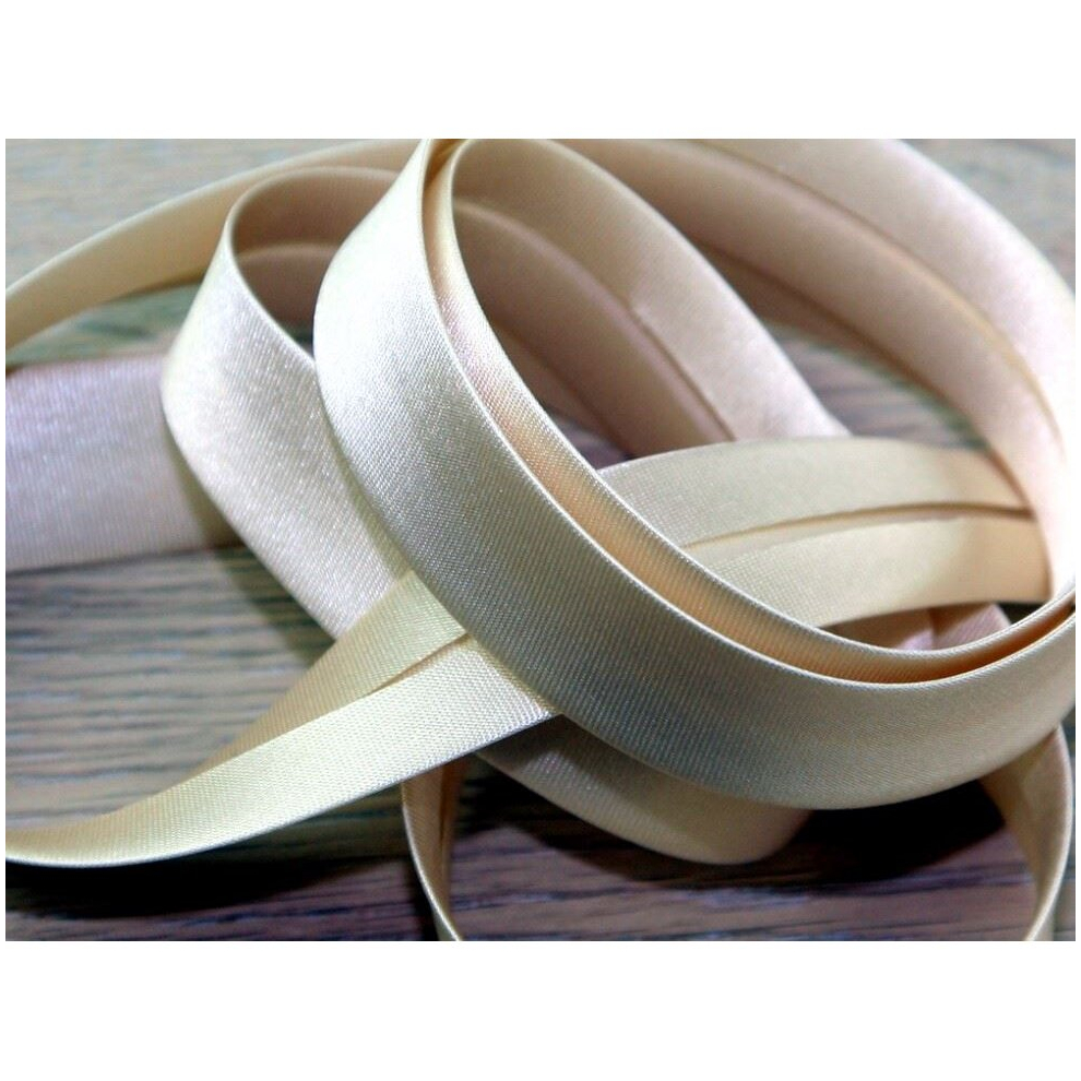 Prym 20Mm Duchesse Satin Bias Binding Tape - Each Beige