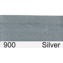 Essential Trimmings 15mm Satin Bias Binding Tape Silver Grey - per metre