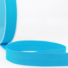 Stephanoise 20mm Cotton Jersey Bias Binding Tape Steel Blue - per metre