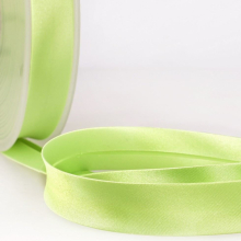 Stephanoise 20mm Satin Bias Binding Tape Nile Green - per metre