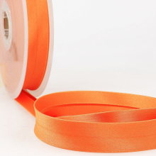 Stephanoise 20mm Satin Bias Binding Tape Orange - per metre