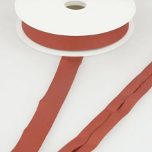 Stephanoise 20mm Viscose Jersey Bias Binding Tape Rust - per metre