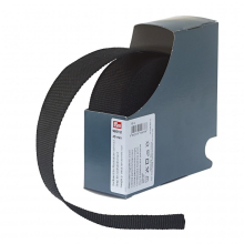 Prym 40mm Rucksack Bag Strap Webbing Black - per metre
