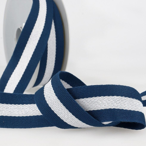 Stephanoise 40mm Polyester Webbing Navy Blue - per metre