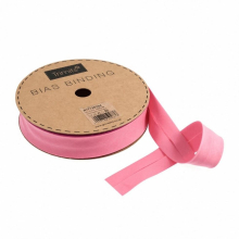 Essential Trimmings 25mm Polycotton Bias Binding Tape Peach - per metre