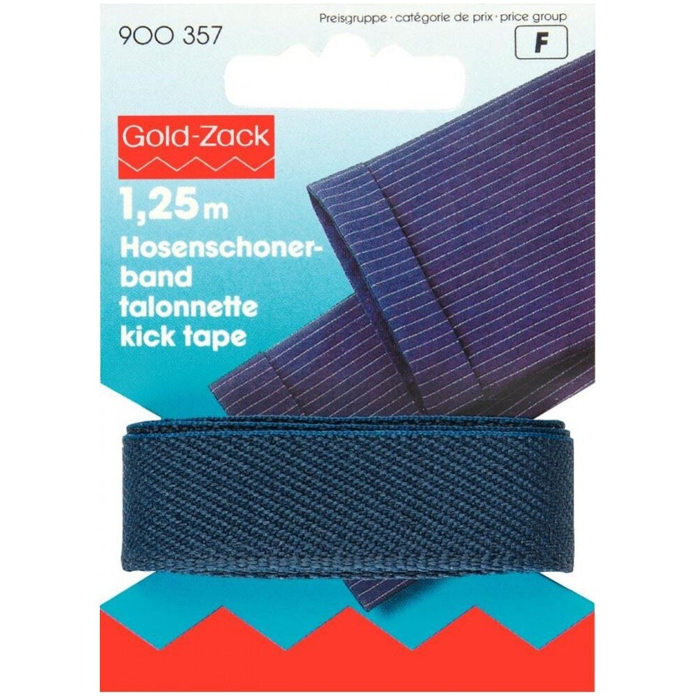Prym 17mm Sew On Kick Tape Navy Blue - each