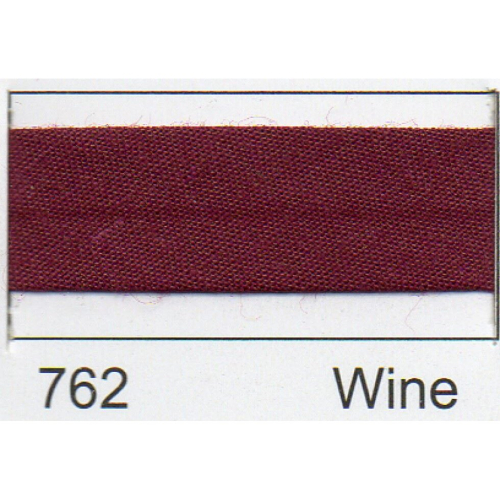 Essential Trimmings 25mm Polycotton Bias Binding Tape Wine - per pack