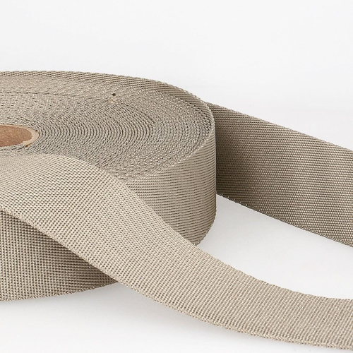 Stephanoise 35mm Shoulder Webbing Taupe - per metre