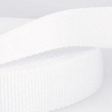 Stephanoise 30mm Polypropylene Webbing White - per metre