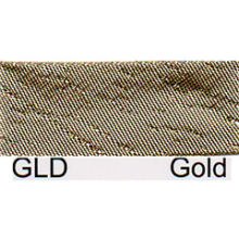 Essential Trimmings 15mm Metallic Bias Binding Tape Gold - per pack