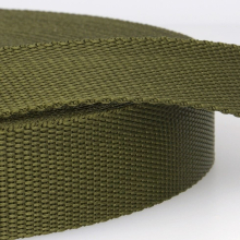 Stephanoise 25mm Polypropylene Webbing Khaki - per metre