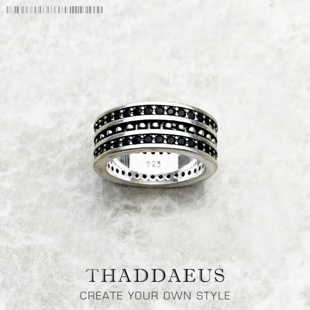 Band Ring CZ Pave Europe Style Vintage Jewelry Fine Jewerly For Women Men Gift In 925 Sterling Silver-image-OPC-PCVV2C6-NEW