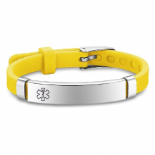 Personalize Kids Jewelry Engraving Medical Alert ID Bracelets for Boy Girls Child Silicone Adjustable ICE SOS Bangles
